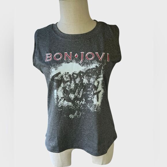 BON JOVI Sleeveless Graphic Tee - Picture 1 of 4